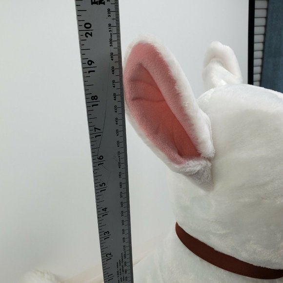 Rare XL 20" Bolt Disney Store SOFT Plush Stuffed Dog White German Shepard Seated - Picture 6 of 12